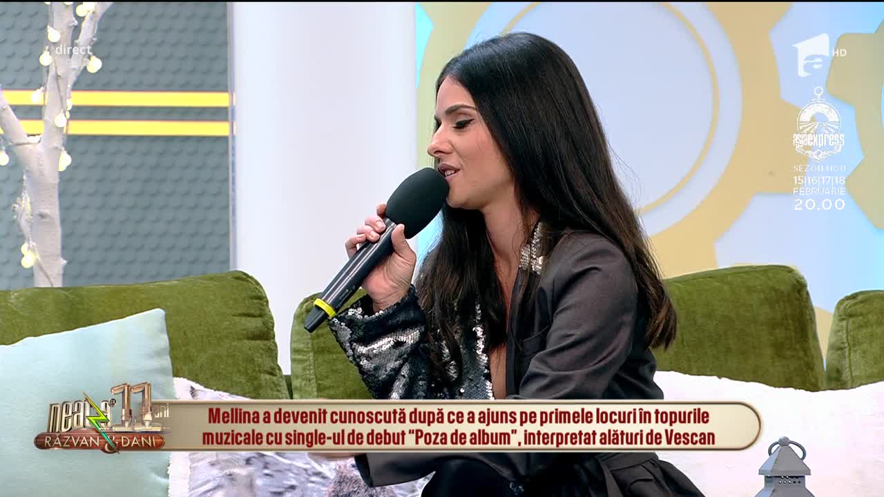 Neatza cu Răzvan și Dani. Mellina lansează videoclipul melodiei Tinerețea: Mi-a fost foarte greu să &icirc;nvăț versurile