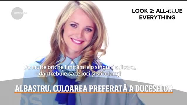 Albastru, culoarea preferată a duceselor