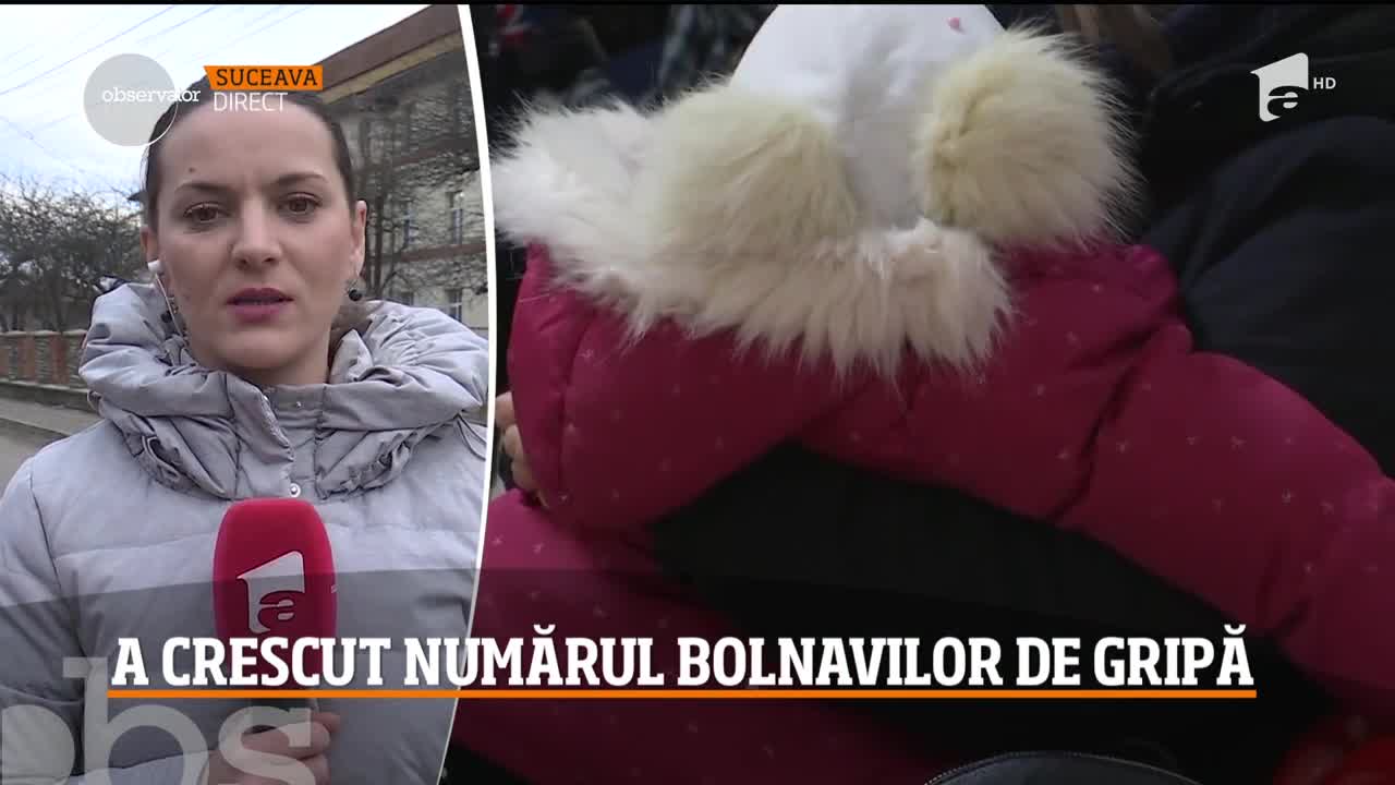 Numărul rom&acirc;nilor diagnosticaţi cu gripă a depăşit 3.600 de persoane, la nivel naţional
