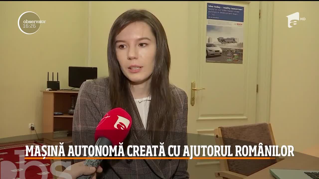 12 rom&acirc;ni din Cluj-Napoca au contribuit la crearea primei maşini autonome destinată condusului urban!