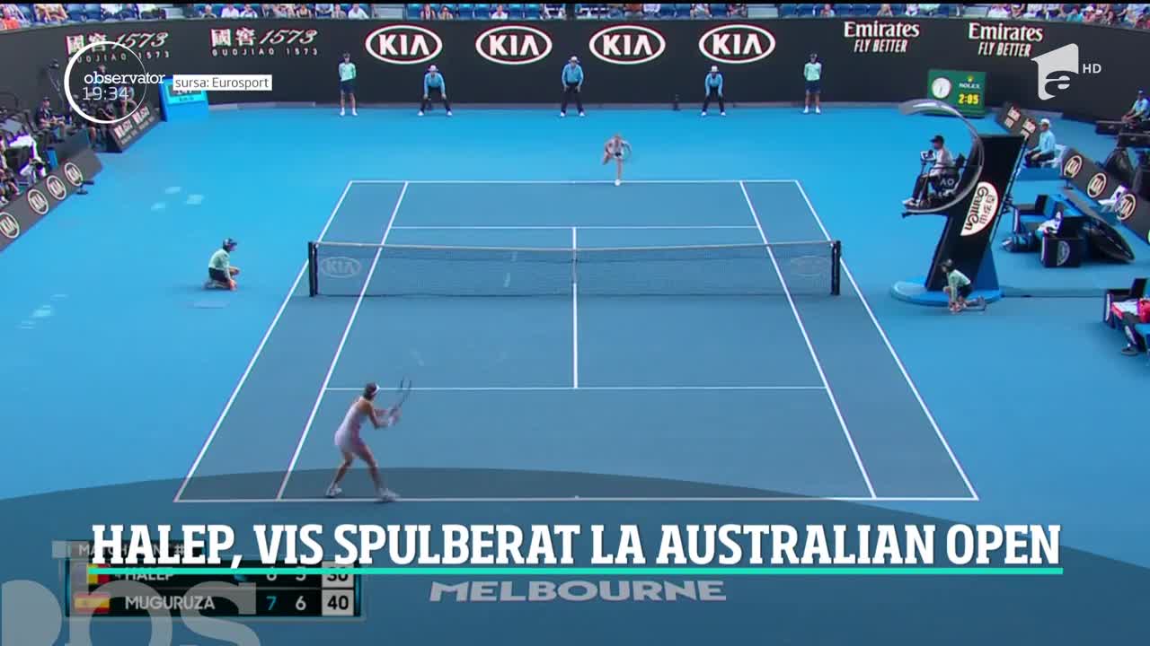 &Icirc;nfr&acirc;ngere dramatică pentru Simona Halep