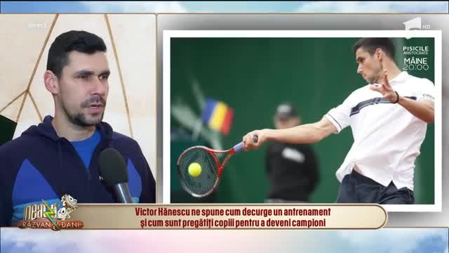 Neatza cu Răzvan și Dani. Cei mai mici jucători de tenis, mesaj pentru Simona Halep: &Icirc;i admir munca și ambiția