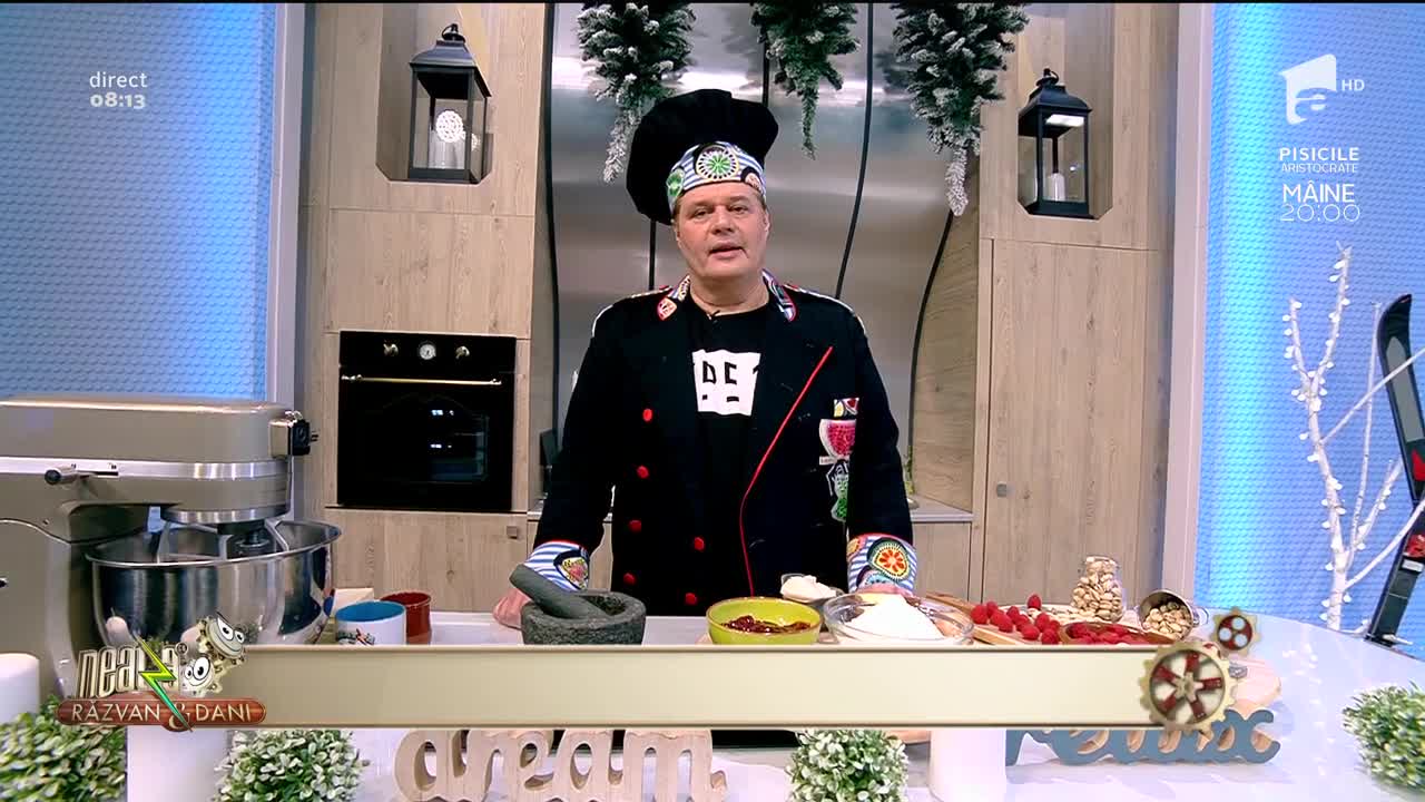 Rețeta Zilei - Neatza cu Răzvan şi Dani. Pupici de weekend, un fursec delicios cu multe ingredient de calitate