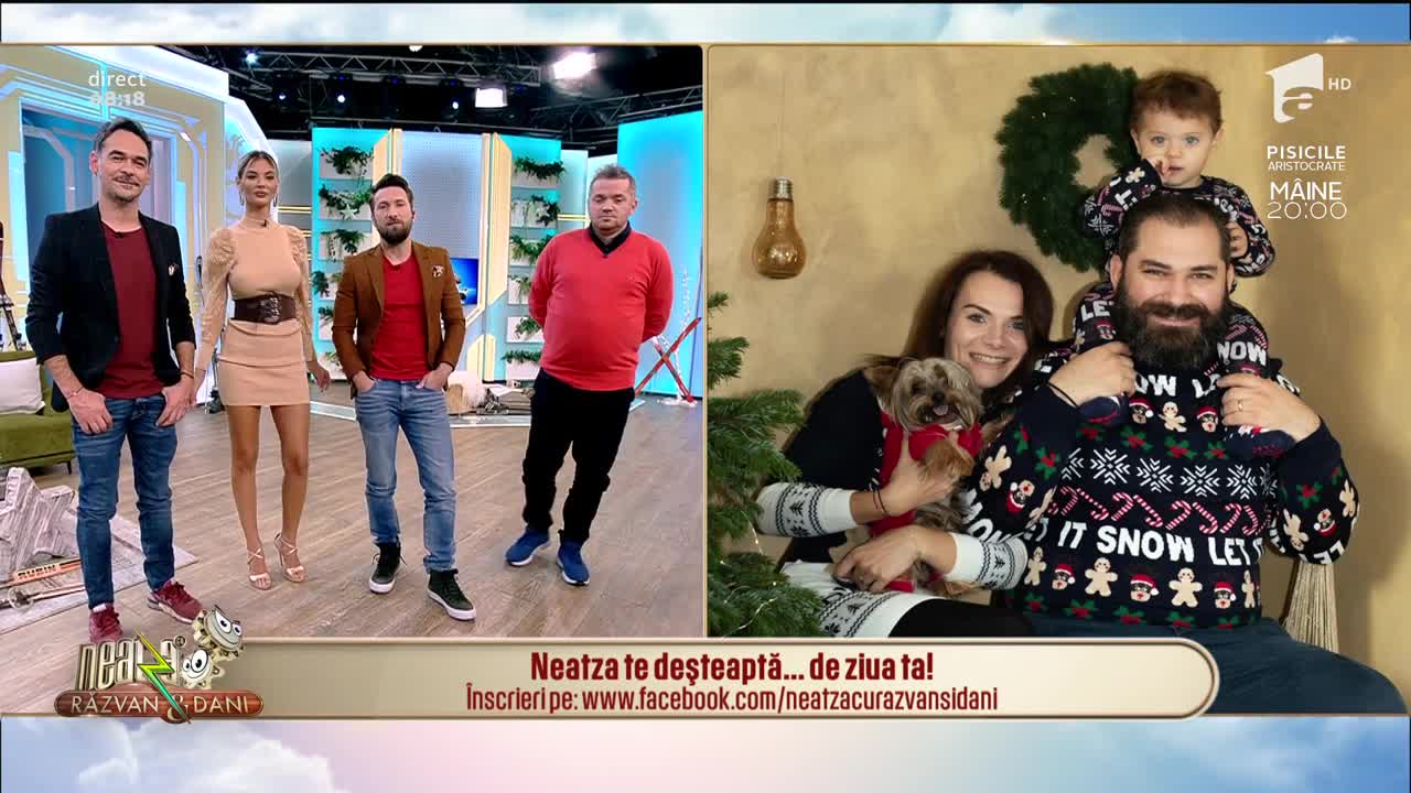 Neatza cu Răzvan și Dani te deşteaptă... de ziua ta! La mulți ani, Nadine!