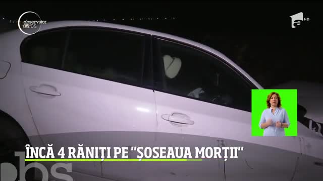 Accident violent pe Drumul European 85, cunoscut sub eticheta sumbră de "şosea a morţii". Patru persoane sunt &icirc;n stare gravă la spital