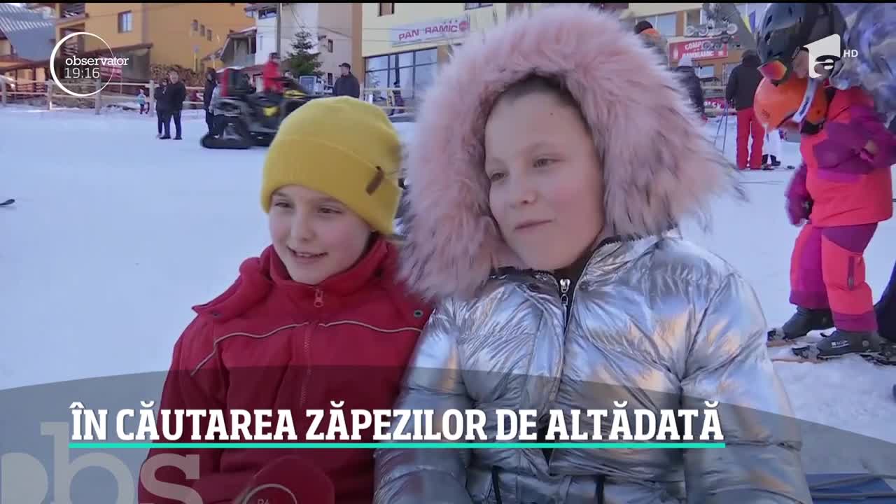 La R&acirc;nca, rom&acirc;nii au simţit &icirc;ntr-adevăr că e iarnă