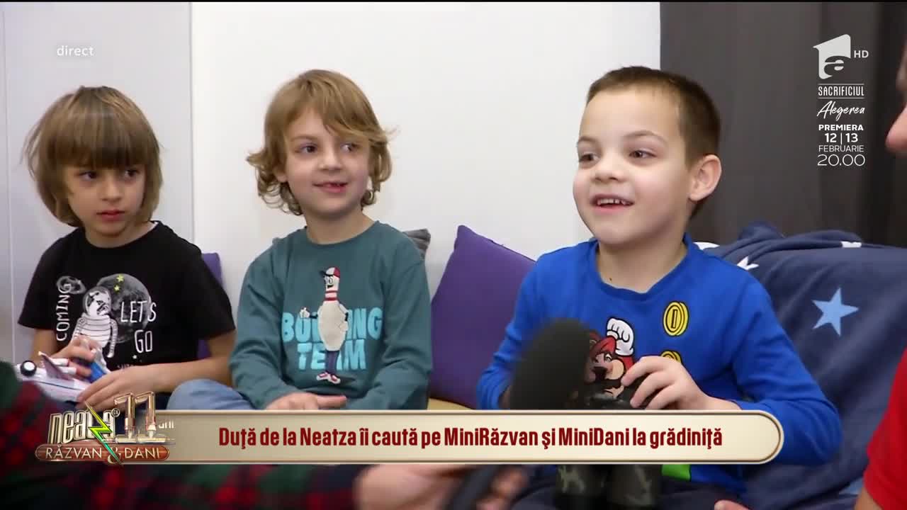 Duţă de la Neatza &icirc;i caută pe MiniRăzvan şi MiniDani la grădiniţă