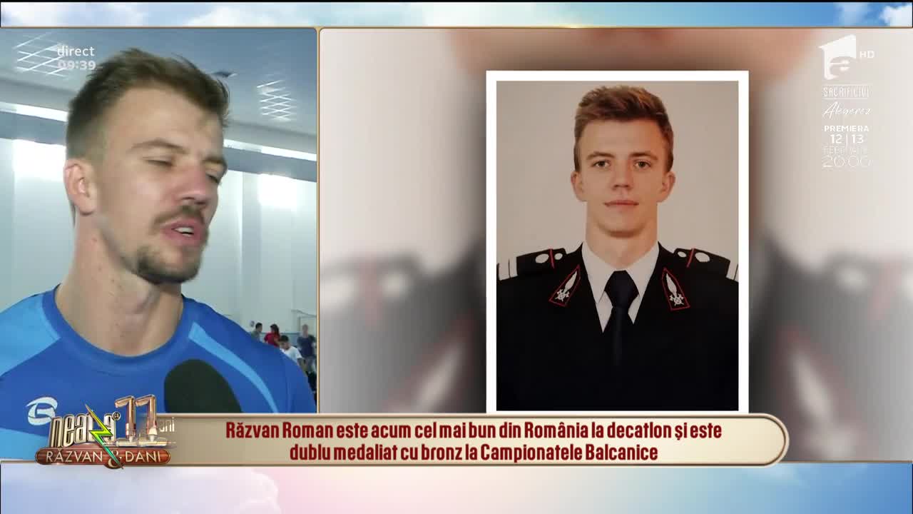 Neatza cu Răzvan și Dani. Un fost pompier, campion naţional la atletism