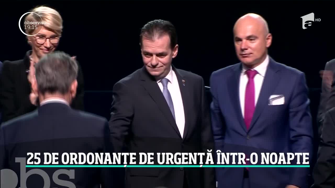 Guvernul Orban a bătut un record! A dat 25 de ordonanţe de urgenţă &icirc;ntr-o noapte!