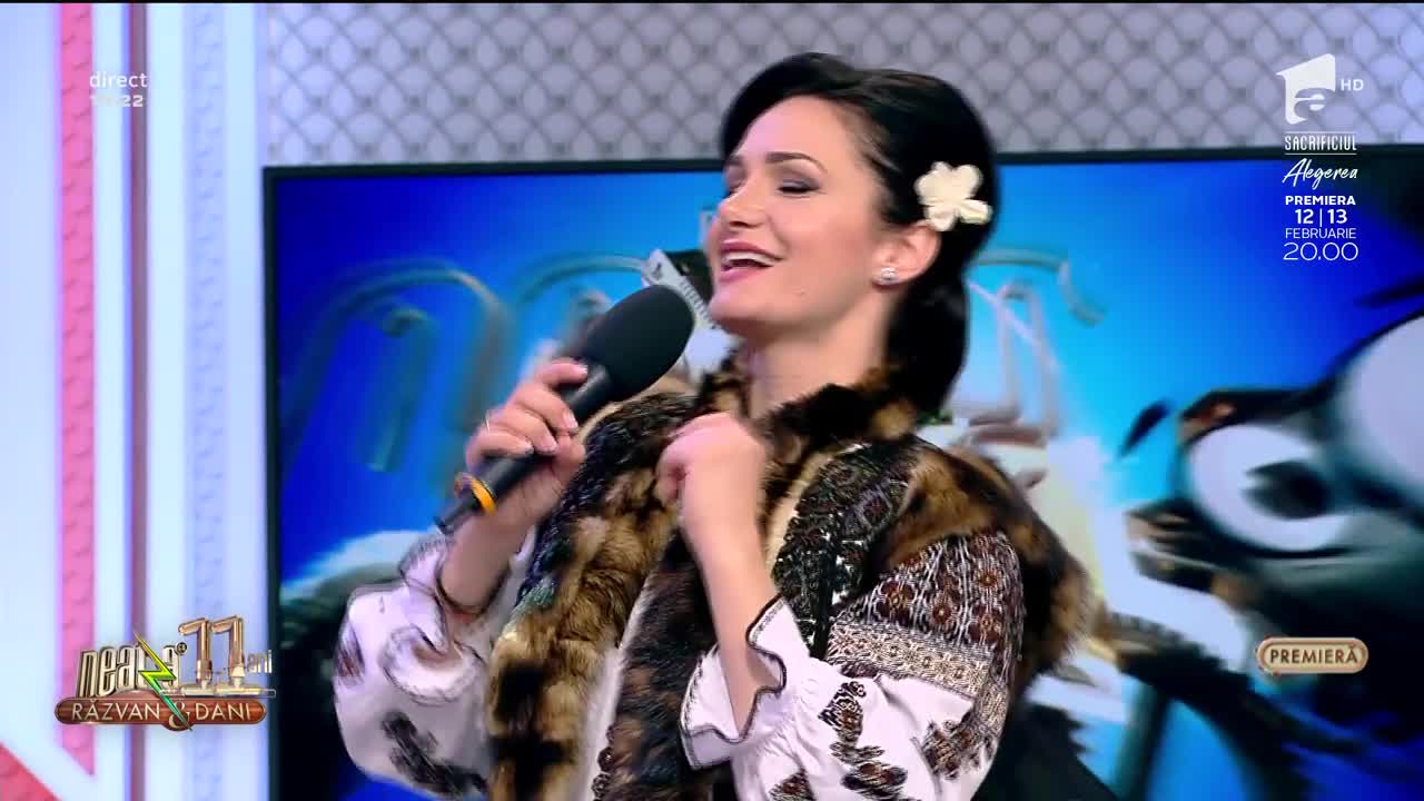 Viorica Macovei c&acirc;ntă, la Neatza cu Răzvan și Dani, melodia: Bun găsit, lume-aleasă