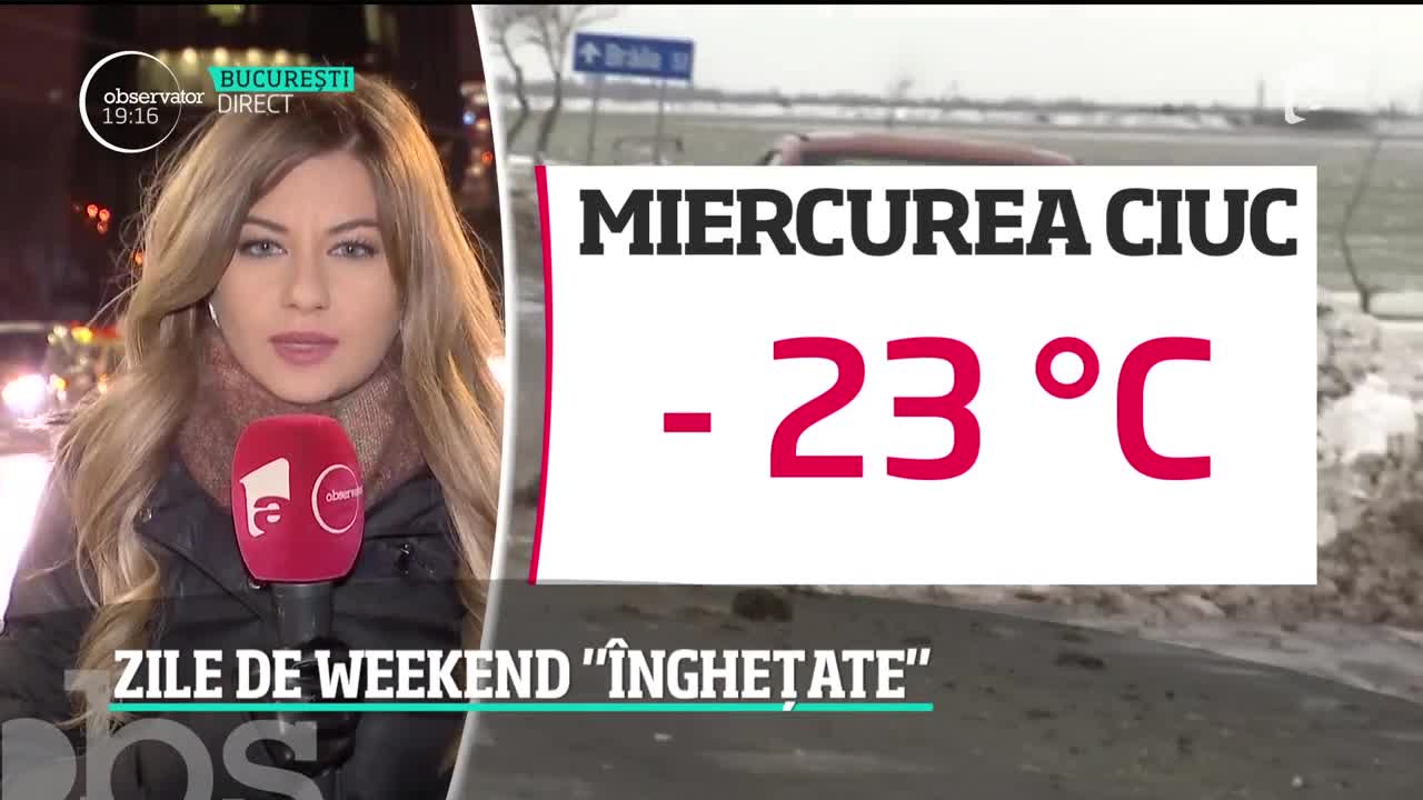 Meteorologii anunță ger &icirc;n toată țara