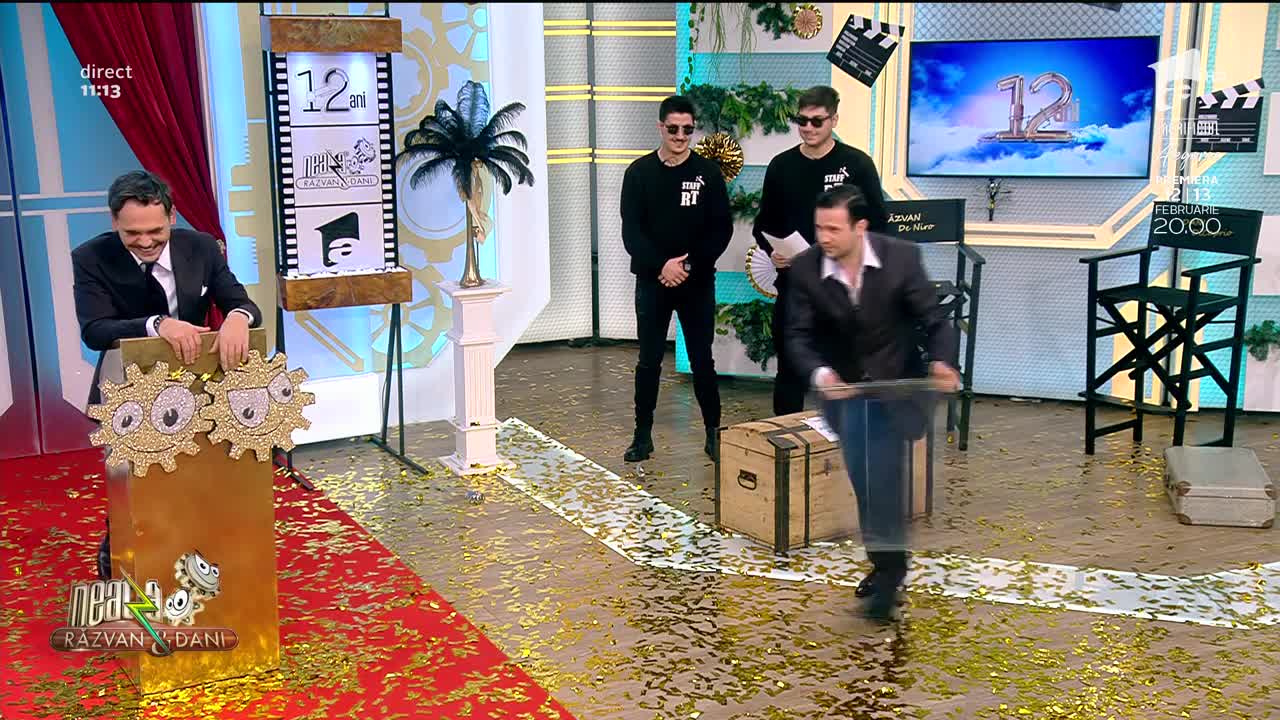 12 ani de Neatza cu Răzvan şi Dani! Magicianul Radu Tudor a făcut show &icirc;n platoul matinalilor!
