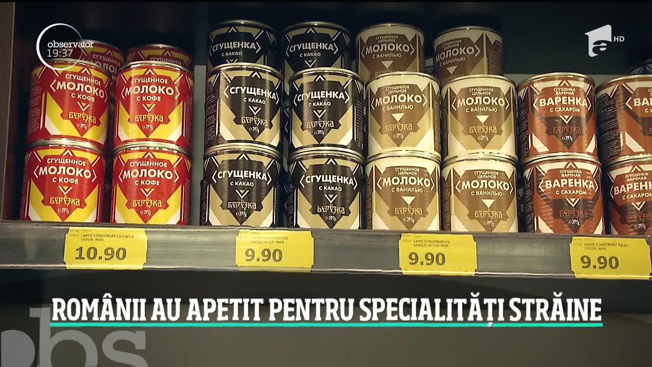 Rom&acirc;nii au apetit pentru specialități străine