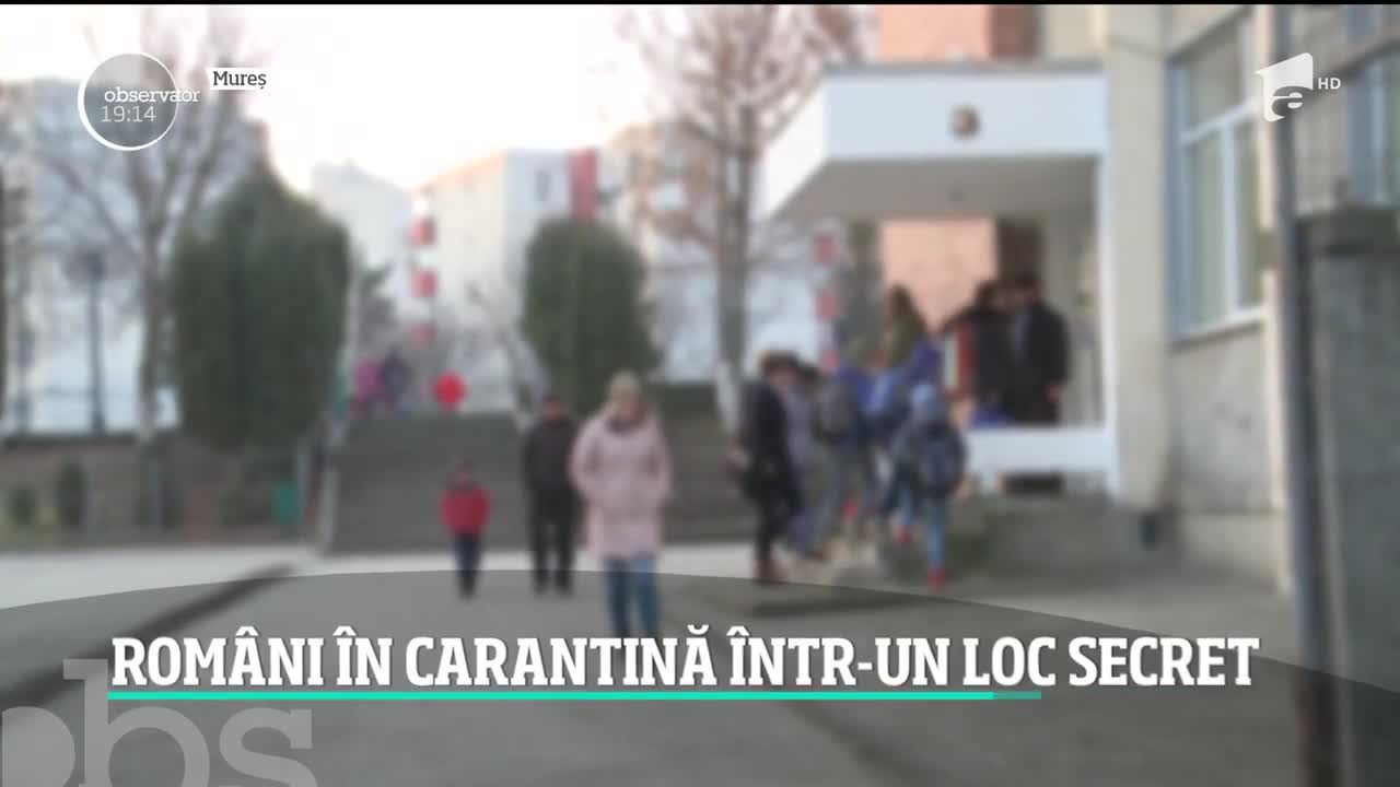 Cei doi rom&acirc;ni repatriaţi din China cu un avion al armatei sunt ţinuţi &icirc;n carantină, &icirc;ntr-un loc secret