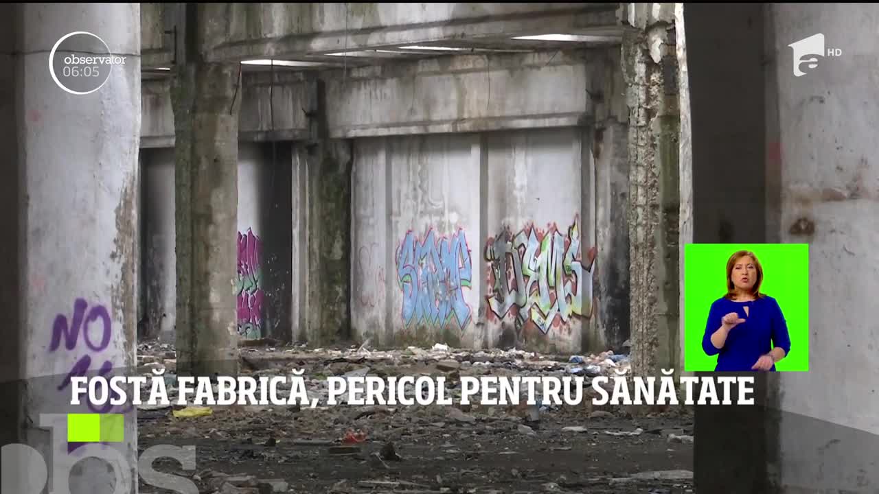Fostă fabrică din Galați, pericol pentru sănătate