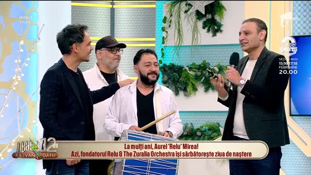 Relu și The Zuralia Orchestra fac spectacol cu piesele lor &icirc;n platoul de la Neatza cu Răzvan și Dani