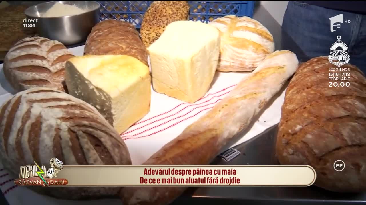 Neatza cu Răzvan și Dani. Adevărul despre p&acirc;inea cu maia! De ce e mai bun aluatul fără drojdie
