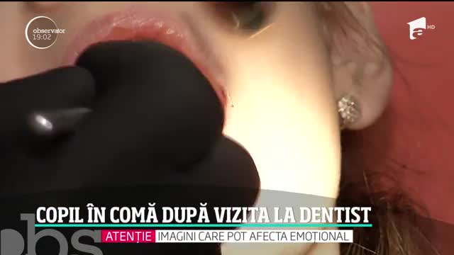Un copil de patru ani e &icirc;n comă după o vizită banală la dentist!