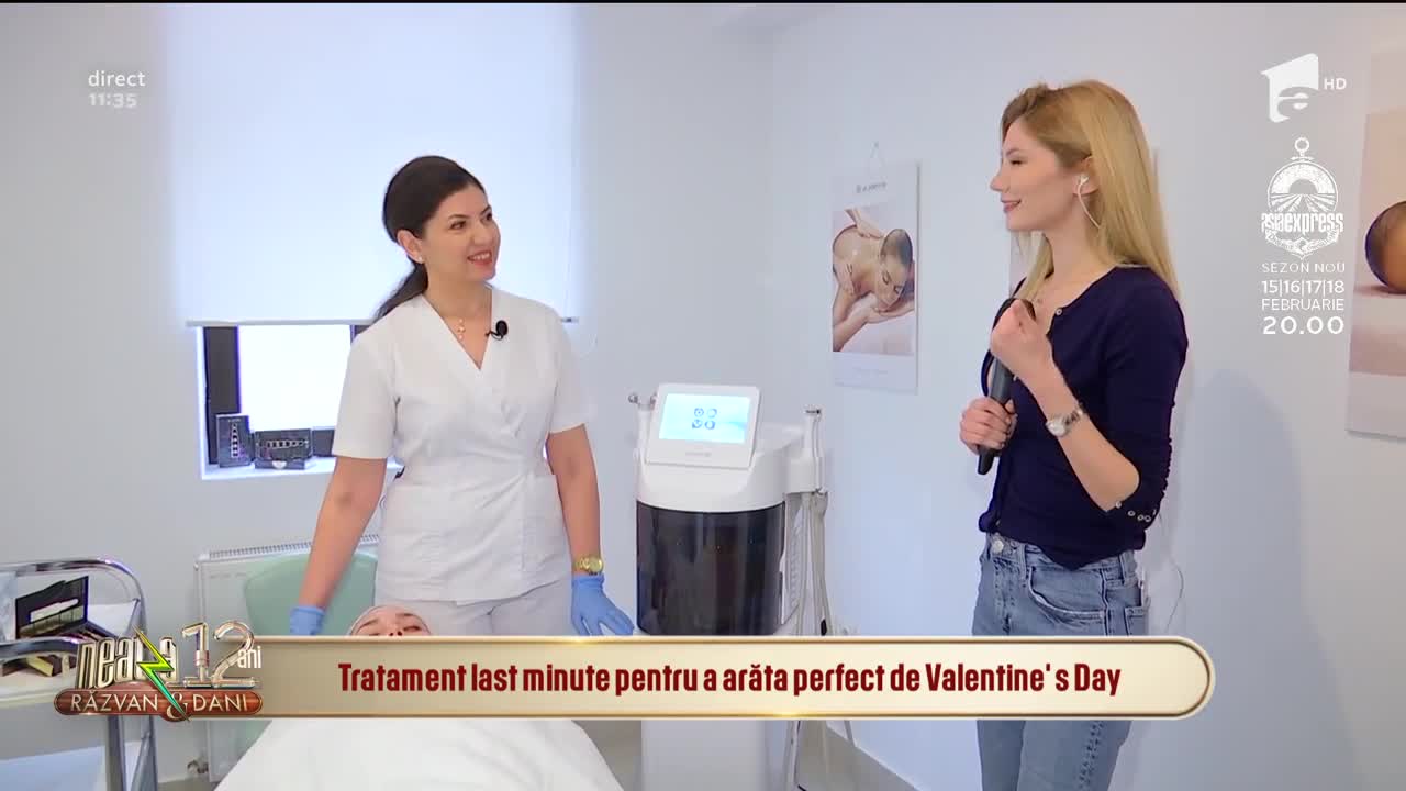 Neatza cu Răzvan și Dani. Tratament last minute pentru a arăta perfect de Valentine's Day