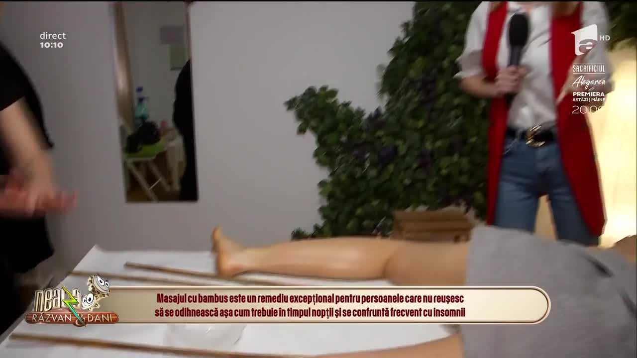 Neatza cu Răzvan și Dani. Beneficiile masajului cu bețe de bambus