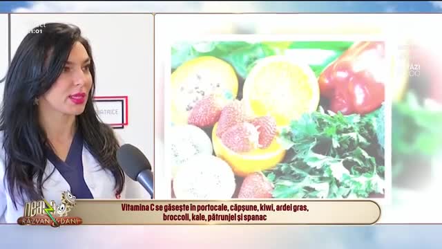 Neatza cu Răzvan și Dani. Totul despre vitamina C. Doza recomandată de medici