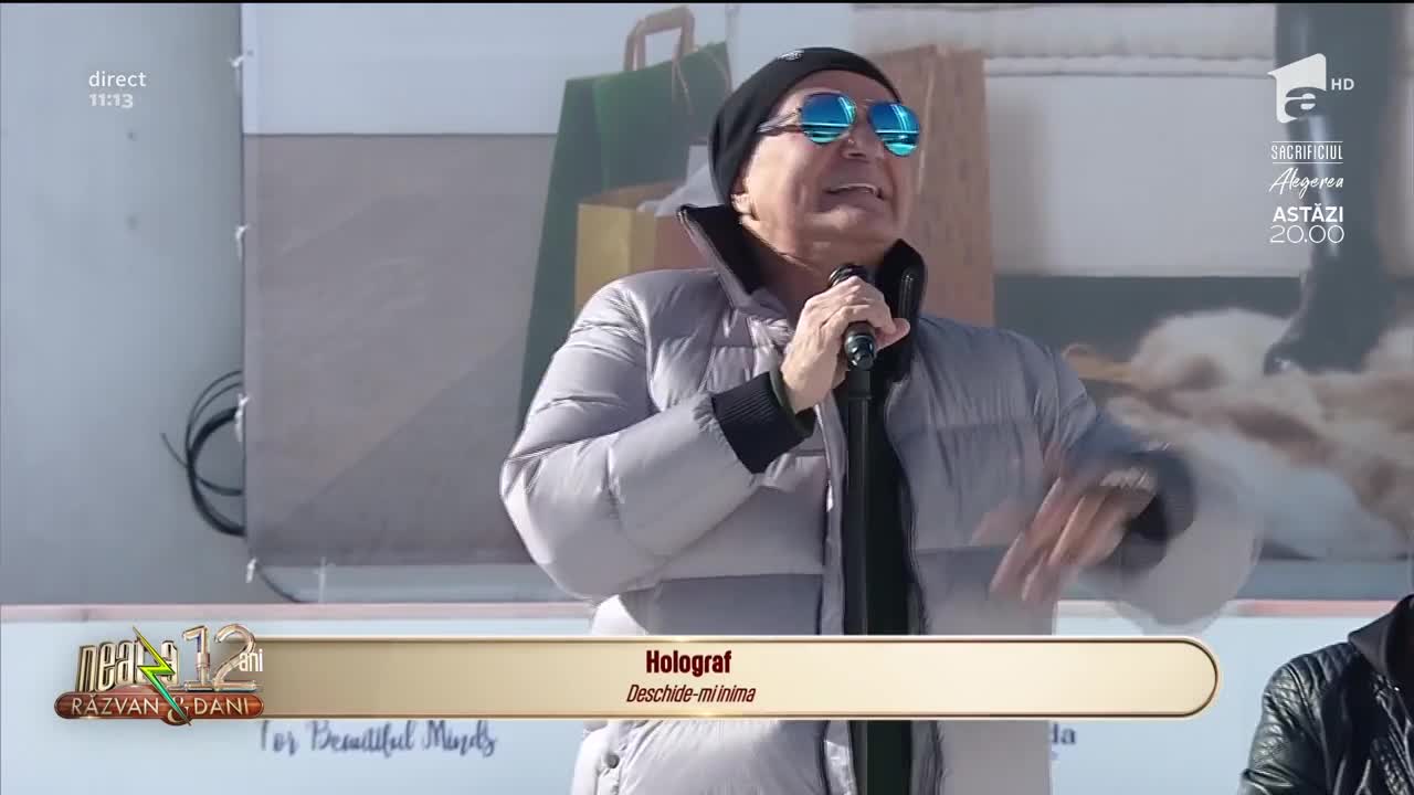 Neatza cu Răzvan și Dani. Holograf c&acirc;ntă melodia Deschide-mi inima