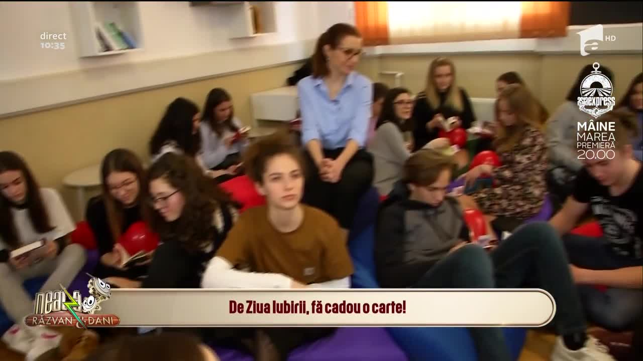 Neatza cu Răzvan și Dani. De Ziua Iubirii, fă cadou o carte!