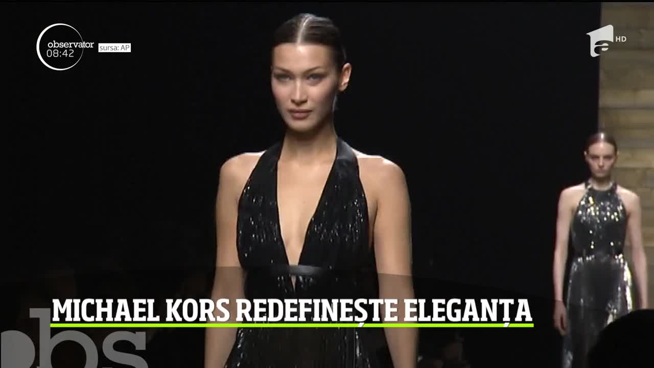 Michael Kors a redefinit eleganţa la săptăm&acirc;na modei de la New York