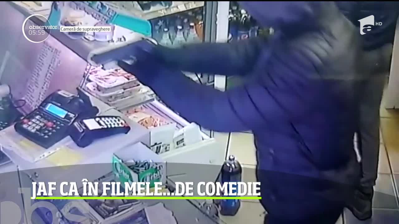 Doi tineri au &icirc;ncercat să jefuiască un butic &icirc;n Curtea de Argeş
