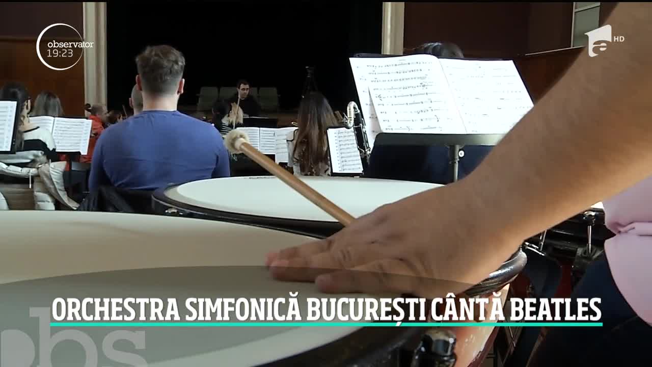 Orchestra simfonică Bucureşti c&acirc;ntă Beatles