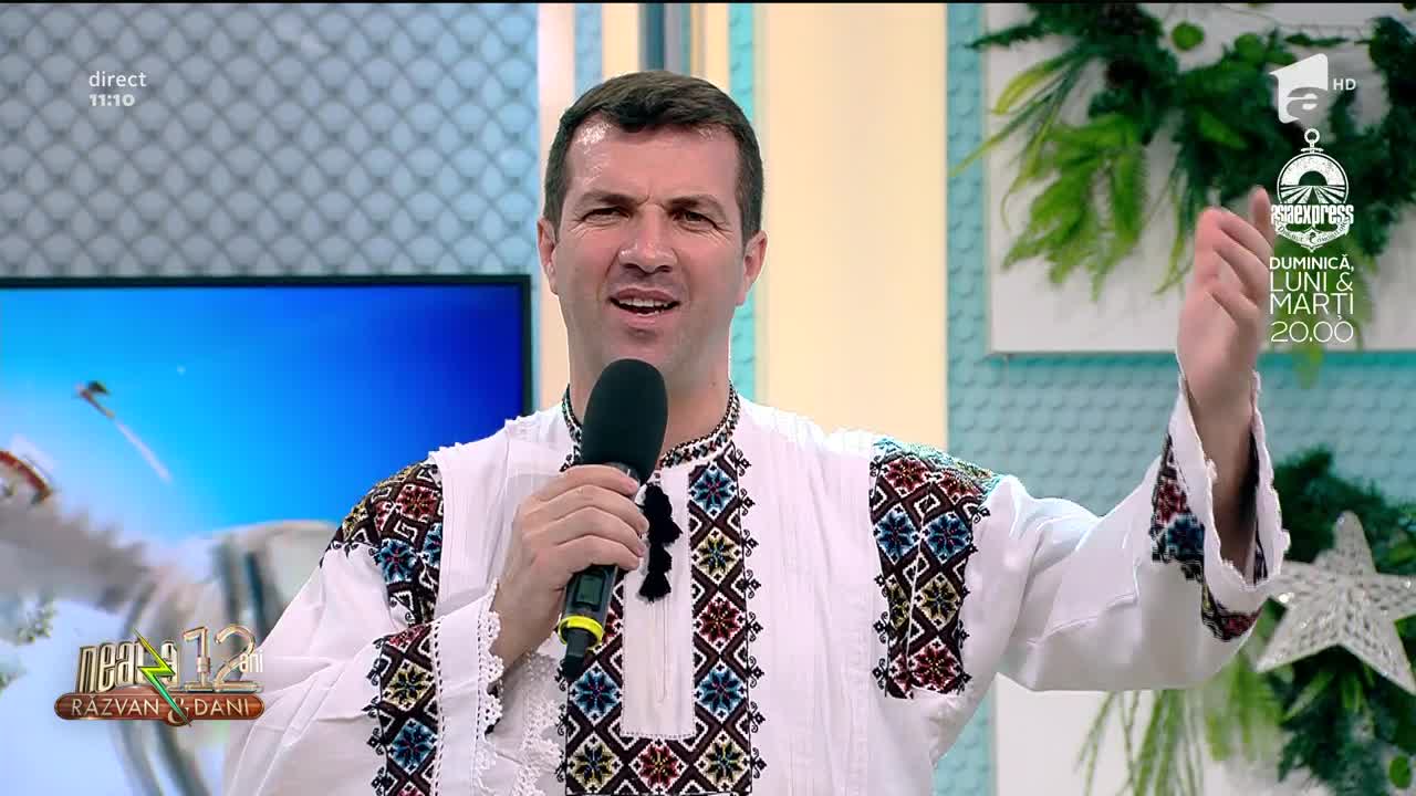 Neatza cu Răzvan și Dani. Ioan Cristian Țăran c&acirc;ntă melodia De-aș fi pădurar, măi vere