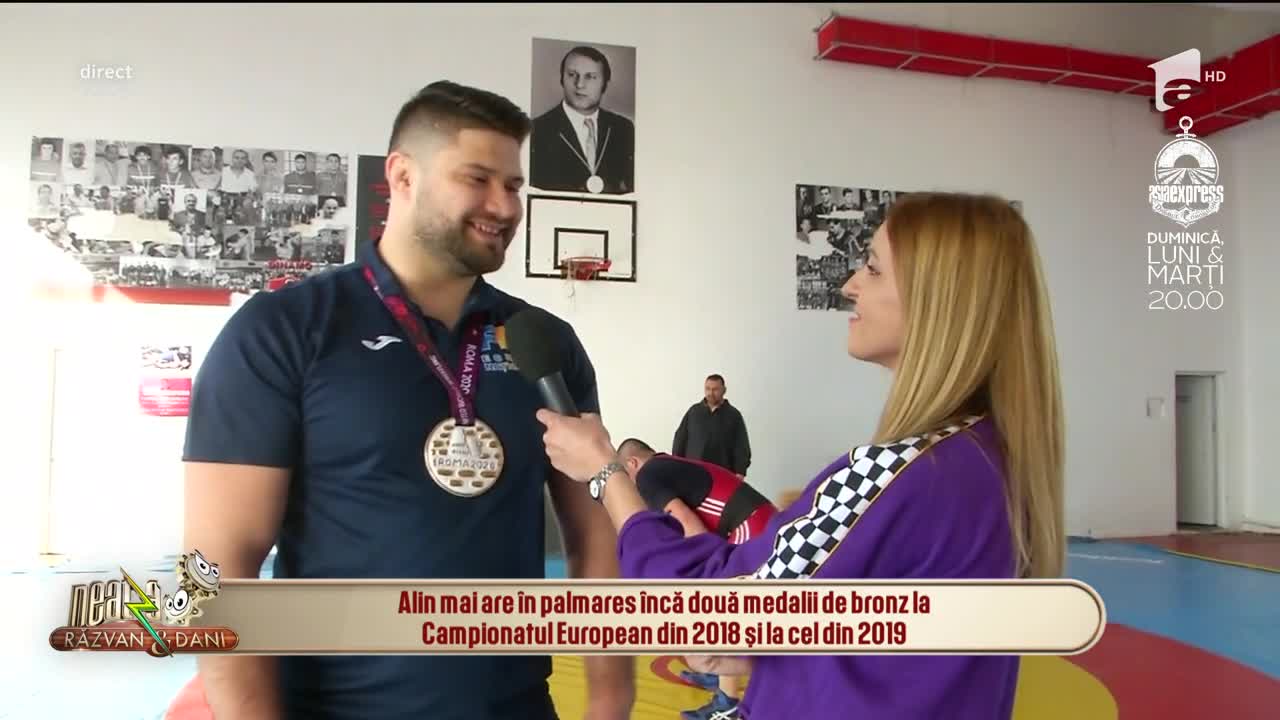 "Gladiatorul" Alin Alexuc, &icirc;n direct, la Neatza cu Răzvan și Dani: "Am muncit foarte mult pentru această medalie"