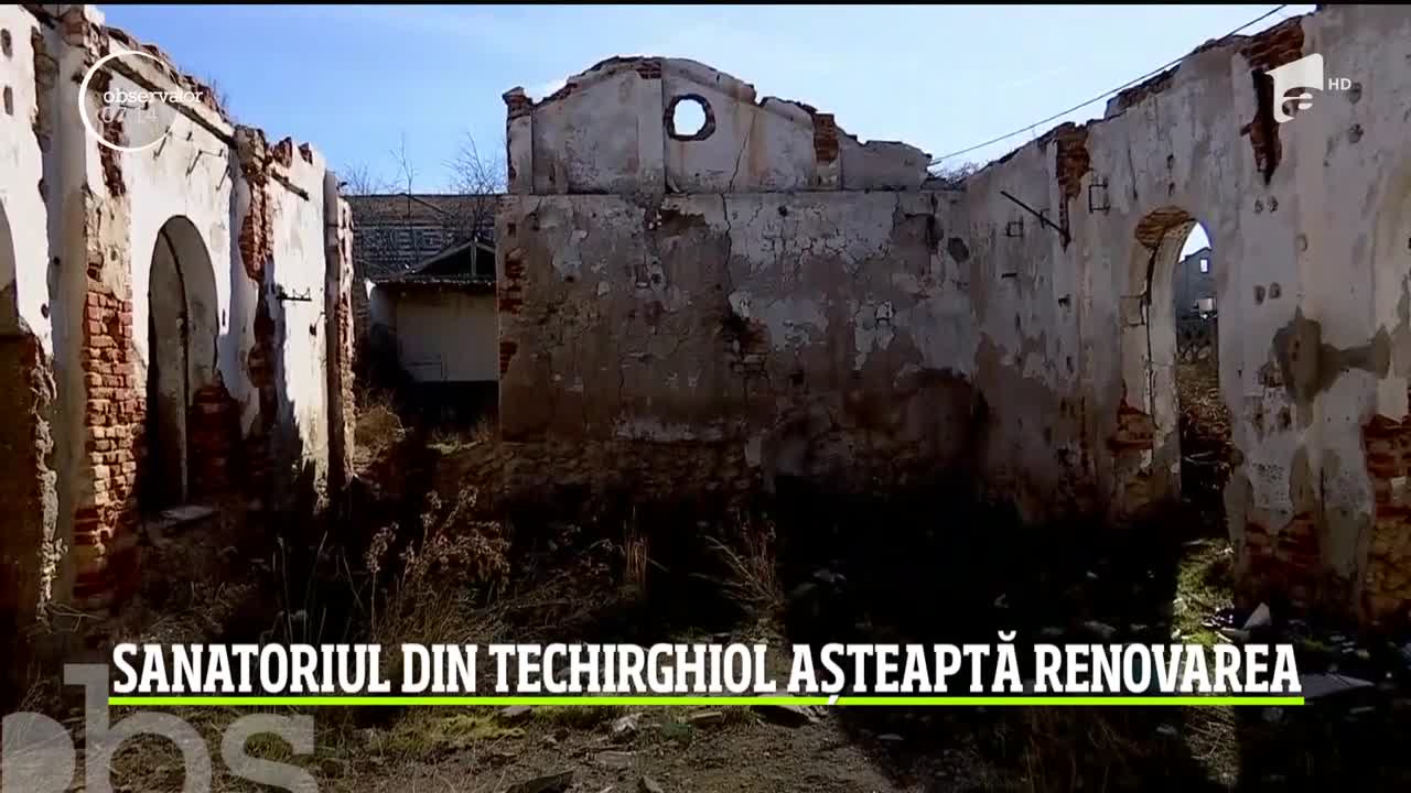Sanatoriul din Techirghiol așteaptă renovarea