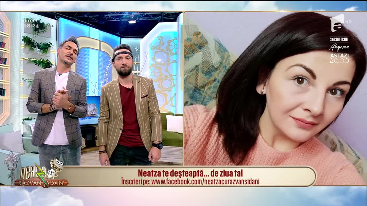 Neatza cu Răzvan și Dani te deşteaptă... de ziua ta! La mulți ani, Oana!