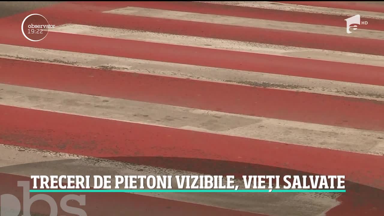 Trecerile de pietoni iluminate cu reflectoare LED, vieți salvate