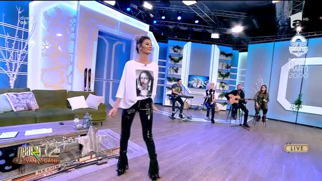 El Negro c&acirc;ntă, LIVE la Neatza cu Răzvan și Dani, melodia: Ploaia