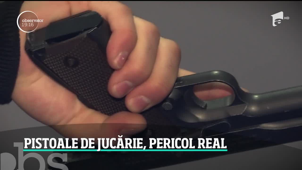 Armele de airsoft, pericol real. Tot ce trebuie să ştim despre pistoalele fără gloanţe