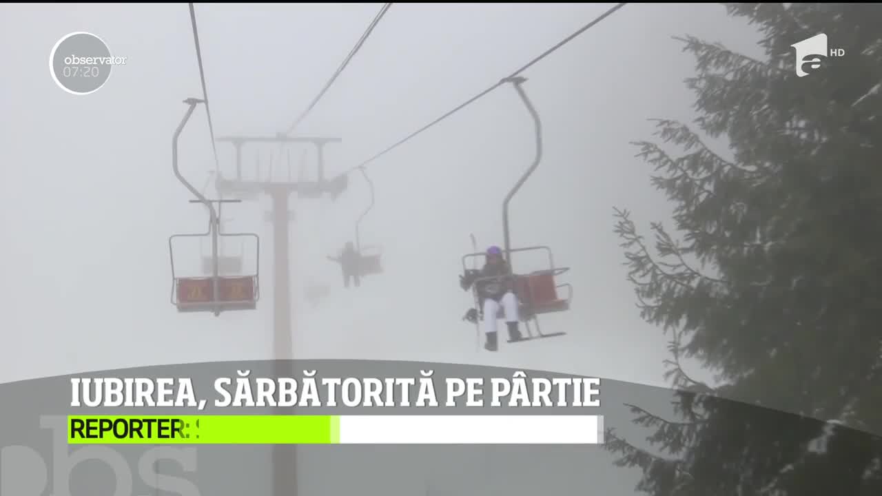 Dragostea a fost la &icirc;nălţime la munte, &icirc;n Maramureş. &Icirc;ndrăgostiţii au sărbătorit &icirc;n avans Dragobetele