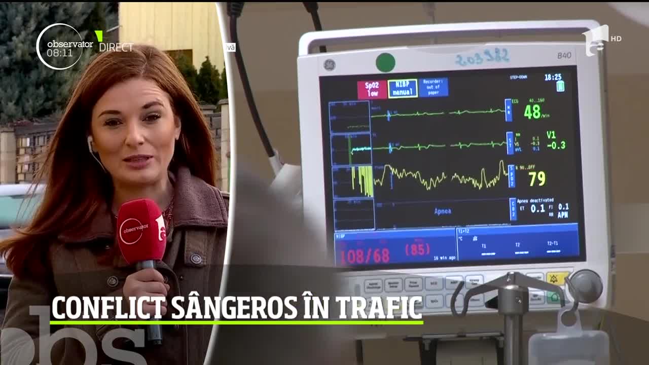 Conflict s&acirc;ngeros &icirc;n trafic. Un bărbat a fost &icirc;njunghiat