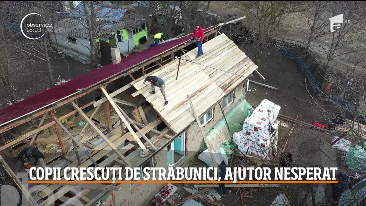 Cei doi copii din Dorohoi, crescuţi de străbunicii lor, se vor muta  &icirc;n casă nouă