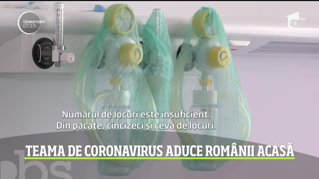Teama de coronavirus aduce rom&acirc;nii acasă