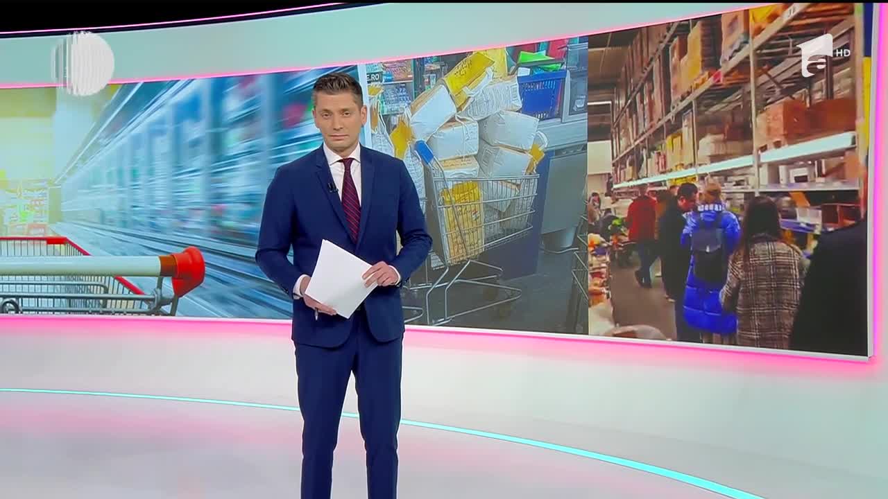Frică de coronavirus goleşte magazinele din Rom&acirc;nia