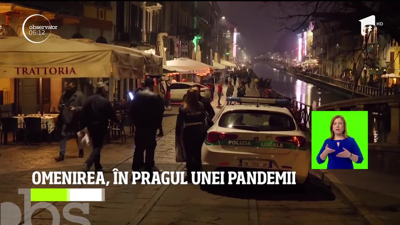 Lumea, &icirc;n pragul unei pandemii! &Icirc;n Italia, coronavirus a răpus șapte vieți, iar 229 de  persoane sunt infectate