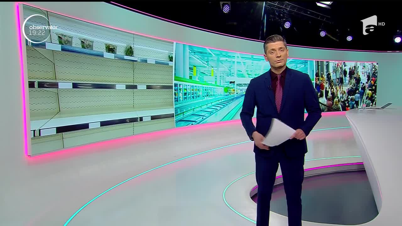 Epidemie de panică &icirc;n Rom&acirc;nia! Teama de apocalipsă a golit zeci de magazine
