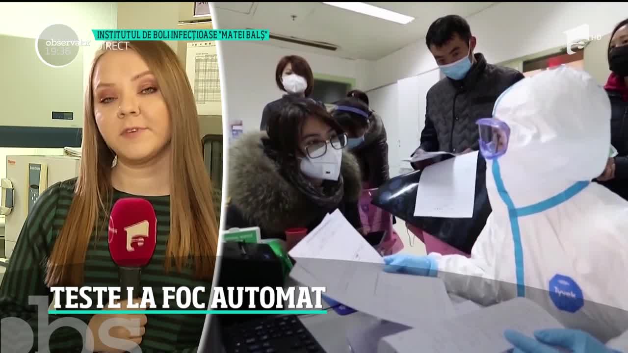 Teste coronavirus la foc automat la Instititul Matei Balş