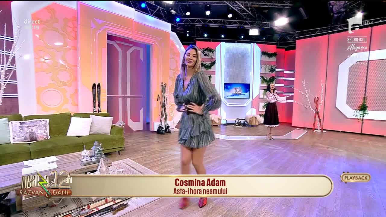 Neatza cu Răzvan și Dani. Cosmina Adam c&acirc;ntă melodia Așa-i hora neamului