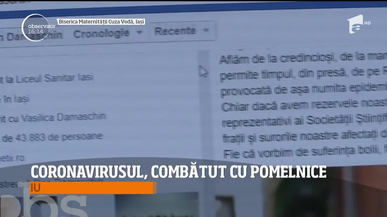 Un preot din Iaşi &icirc;i ajută &icirc;ntr-un mod inedit pe credincioşii care se tem de coronavirus!