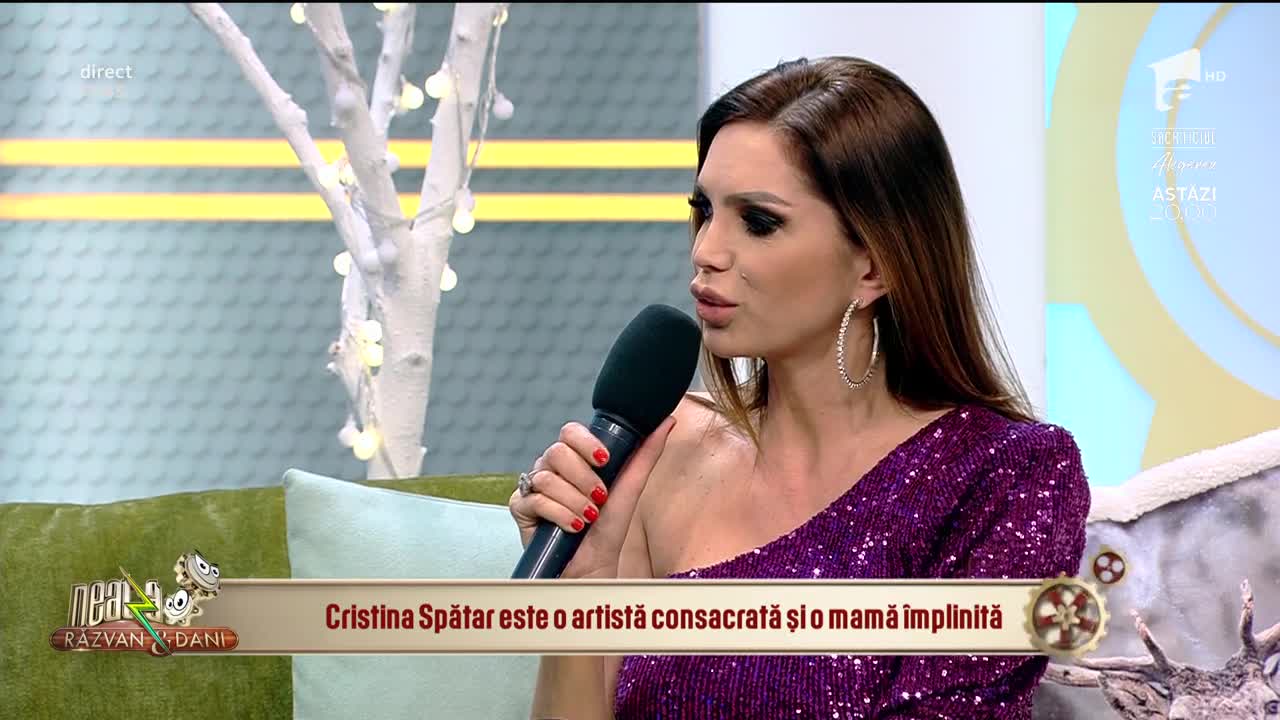 Neatza cu Răzvan și Dani. Cristina Spătar c&acirc;ntă piesa Ay