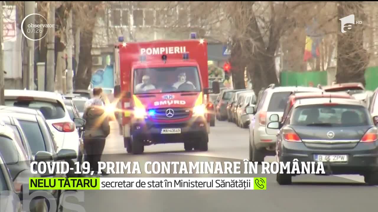 Corornavirus &icirc;n Rom&acirc;nia! Nelu Tătaru, secretar de stat &icirc;n Ministerul Sănătății: Riscurile că vom avea un al doilea caz există!