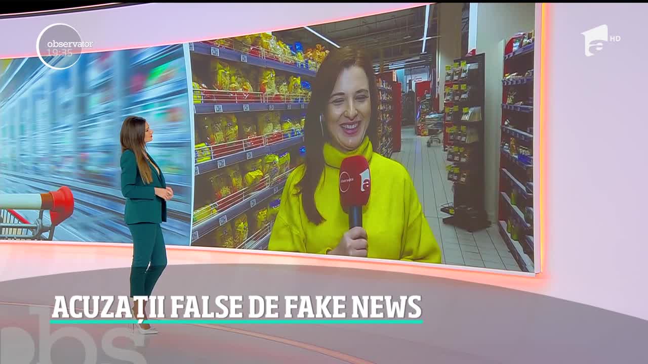 Gigant Modificări de la zahăr  Feriţi-vă de ştirile false! Echipa Observator a căzut victimă unui fake  news | Antena 1